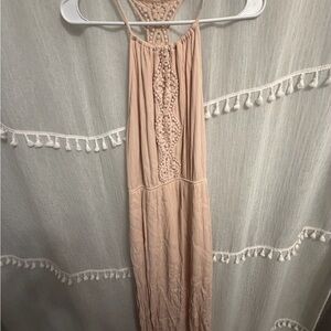 Mossimo Supply Co. Blush Lace Detail Top